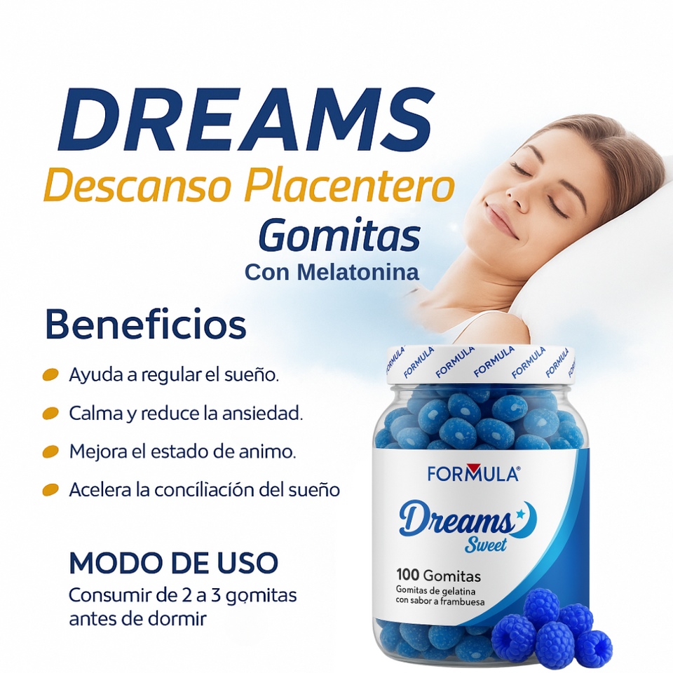 GOMITAS MELATONINA - FORMULA DREAMS SWEET