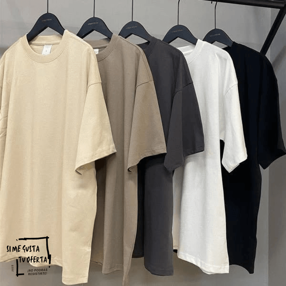 POLOS OVERSIZE DE ALGODÓN