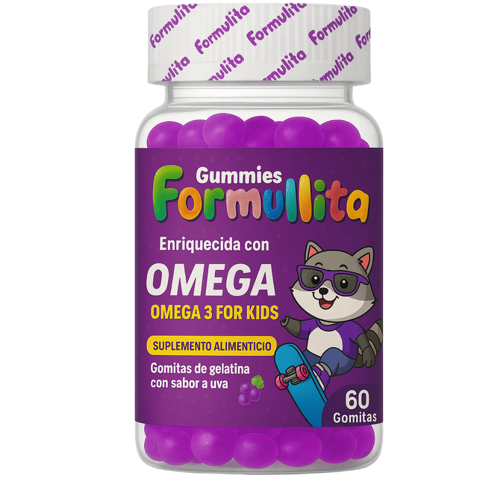 GOMITAS OMEGA 3  PARA NIÑOS (Gomitas)