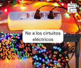 LUCES NAVIDEÑAS CON PANEL SOLAR