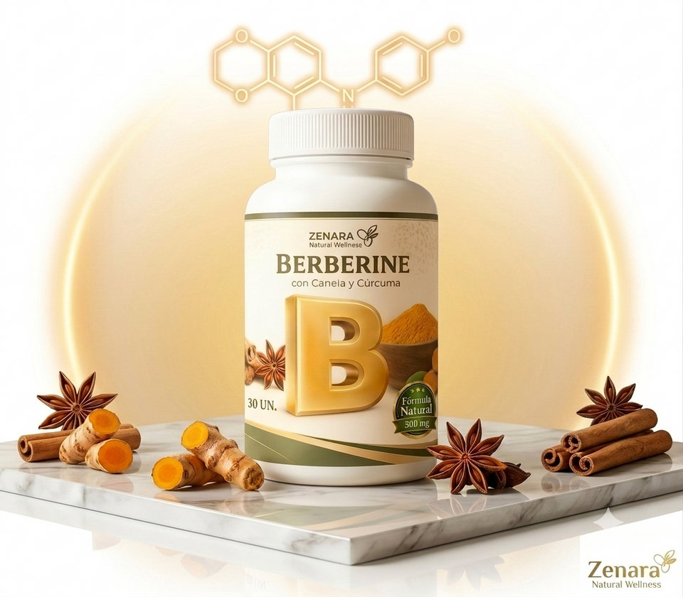 BERBERINE con Canela y Cúrcuma