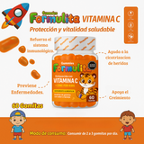 GOMITAS FORMULITA VITAMINA  C + ZINC PARA NIÑOS (gomitas)