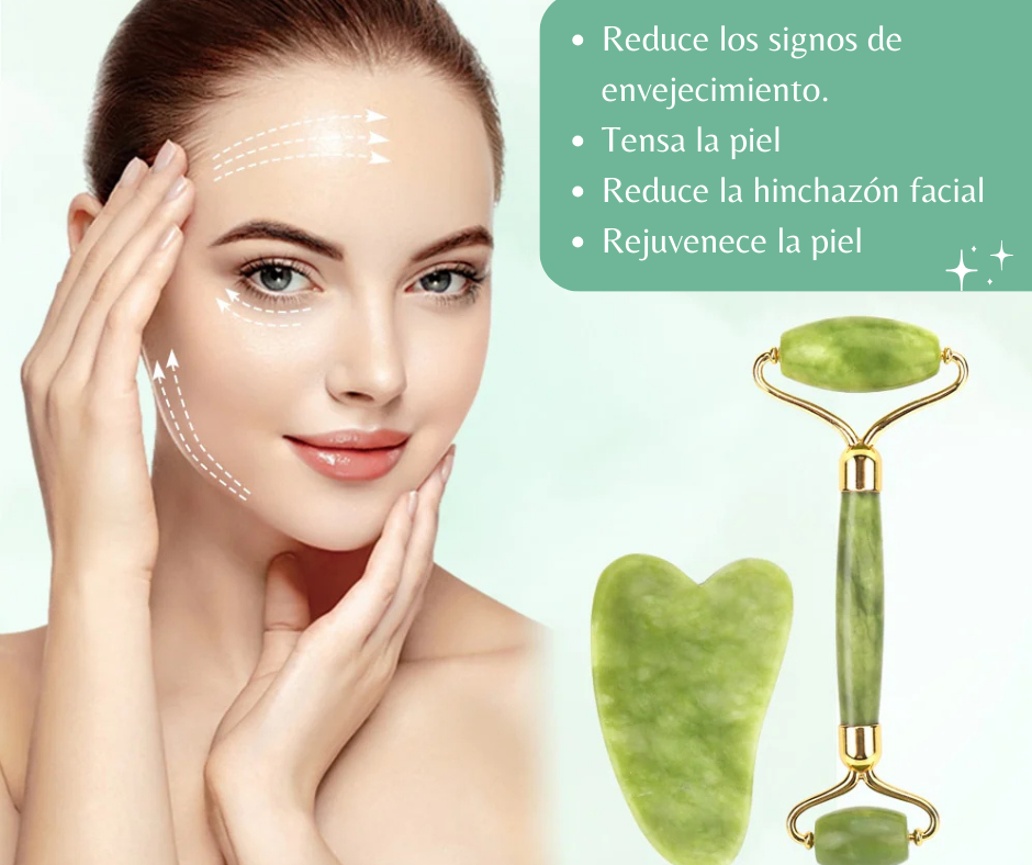 JADE ROLLER Y GUA SHA FACIAL