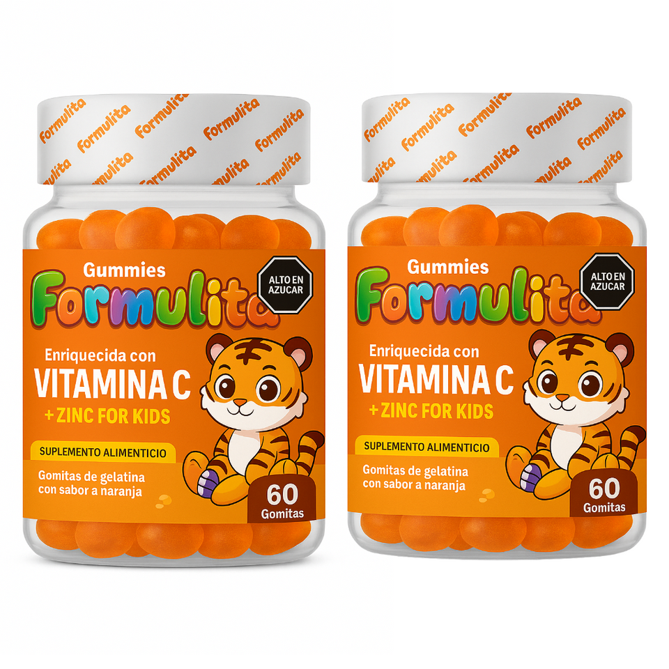 GOMITAS FORMULITA VITAMINA  C + ZINC PARA NIÑOS (gomitas)