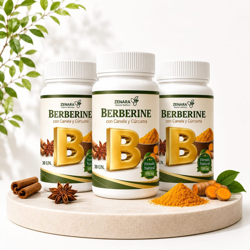 BERBERINE con Canela y Cúrcuma