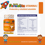GOMITAS FORMULITA VITAMINA  C + ZINC PARA NIÑOS (gomitas)