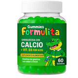 GOMITAS FORMULITA CALCIO + VIT. D3  PARA NIÑOS (Gomitas)