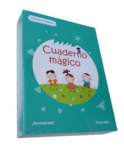 CUADERNO MÁGICO (SET DE 4 CUADERNOS + LAPICERO MÁGICO)